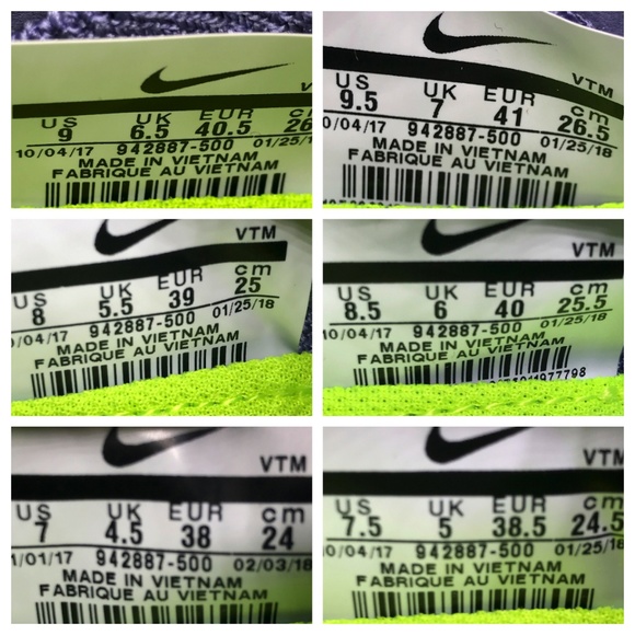 NEW Nike Free Training Flyknit 3 Purple Grey - Picture 7 of 7